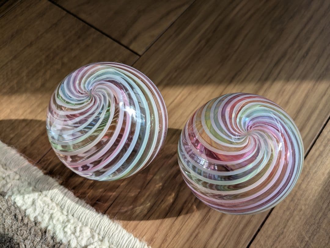 ガラス工房るん　雛人形　お雛様　花器　一輪挿し