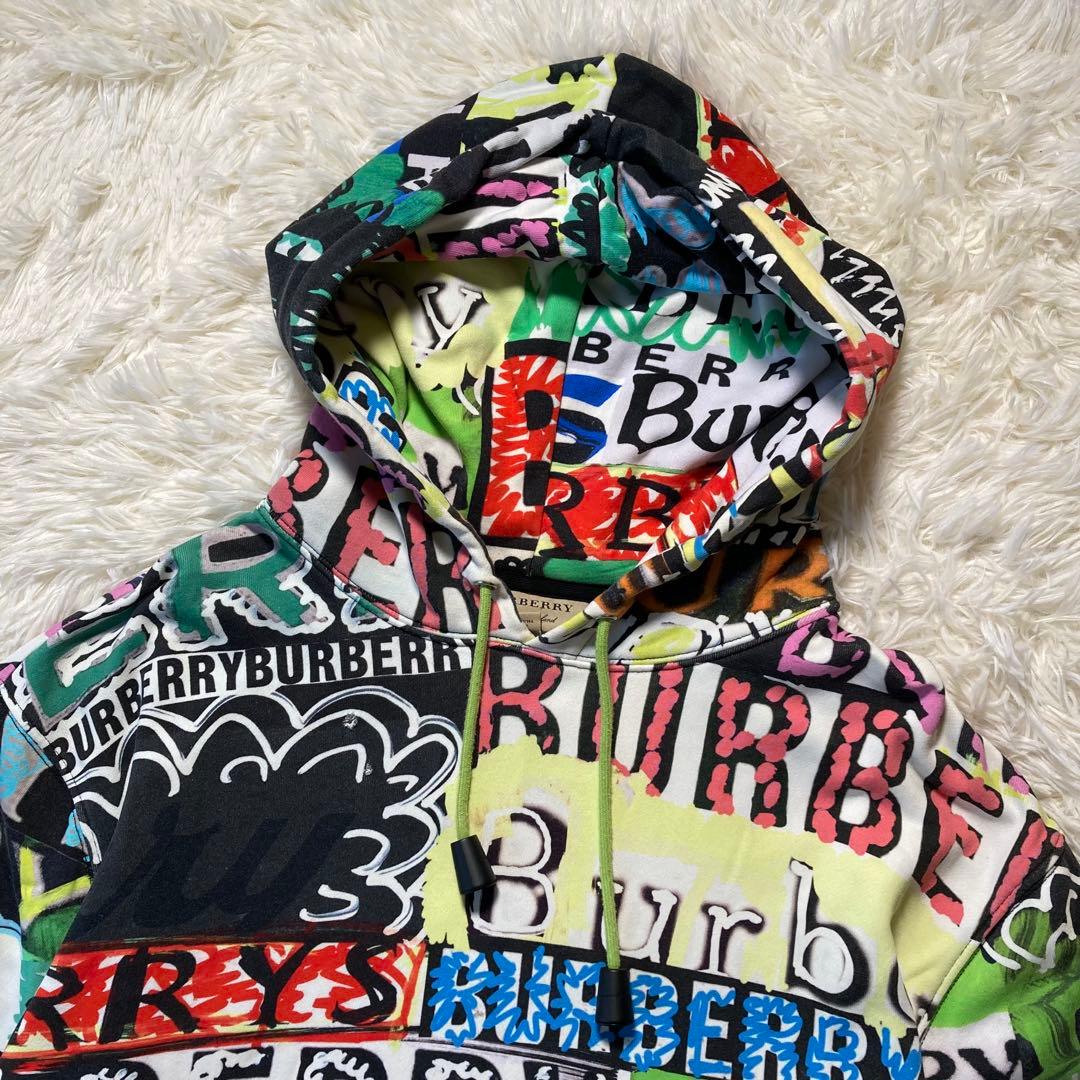 BURBERRY バーバリー グラフィック ロゴ プルオーバー パーカー