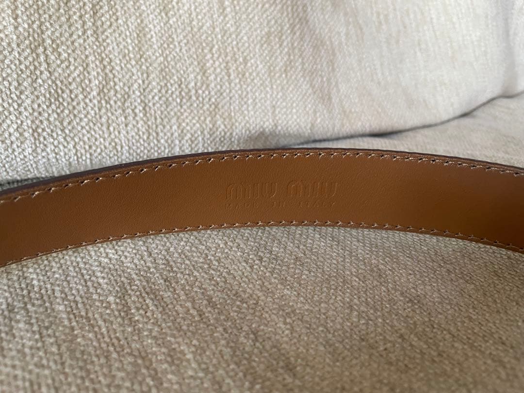 miu miu レザー ベルト ミュウミュウ