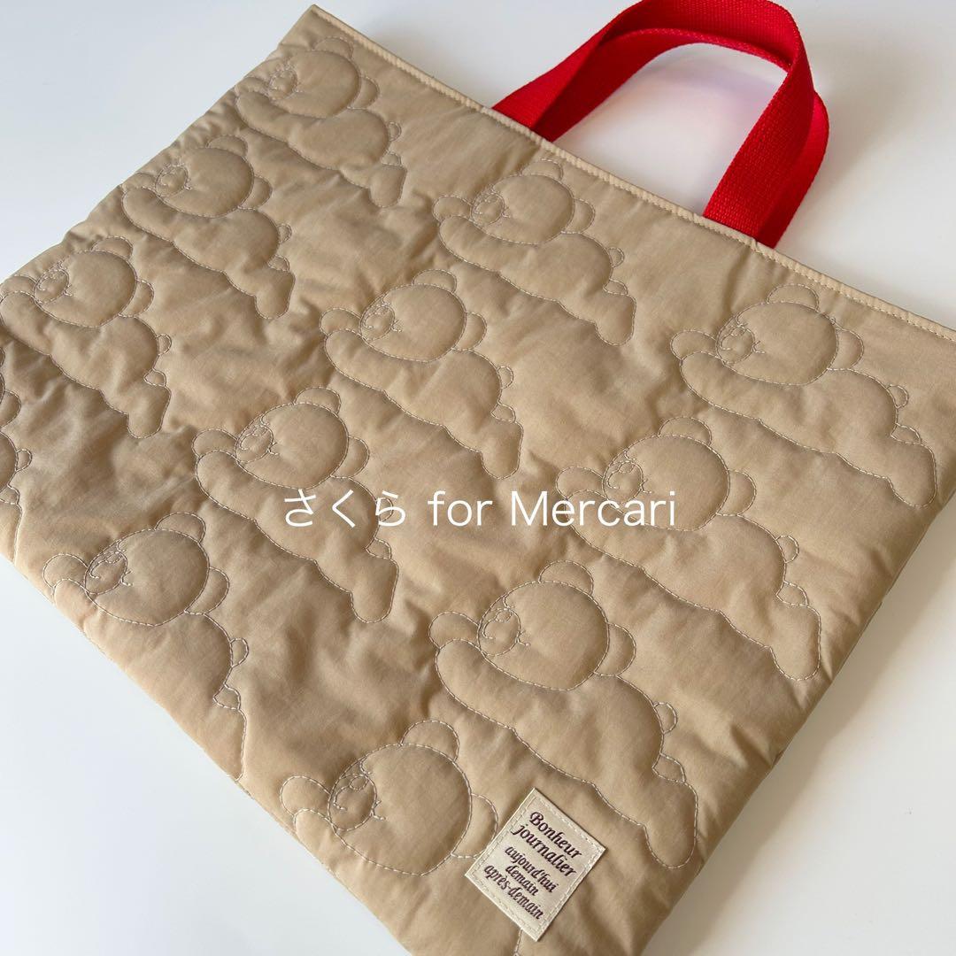 テディ様 くまさんハンドメイドレッスンバッグ＆上履き袋