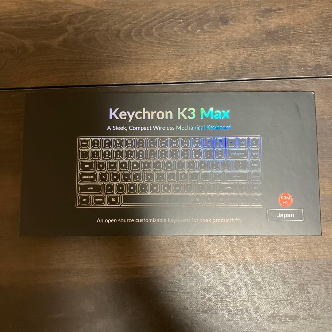 Keychron K3 Max US配列 赤軸 ホットスワップ対応RGB 技適