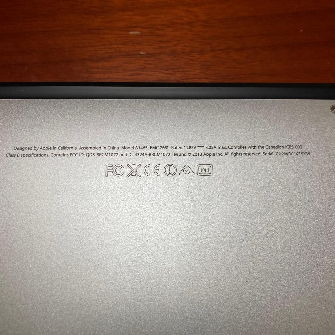 e*n様 メモリ8GB SSD256GB 動作確認済 Macbook Air 1