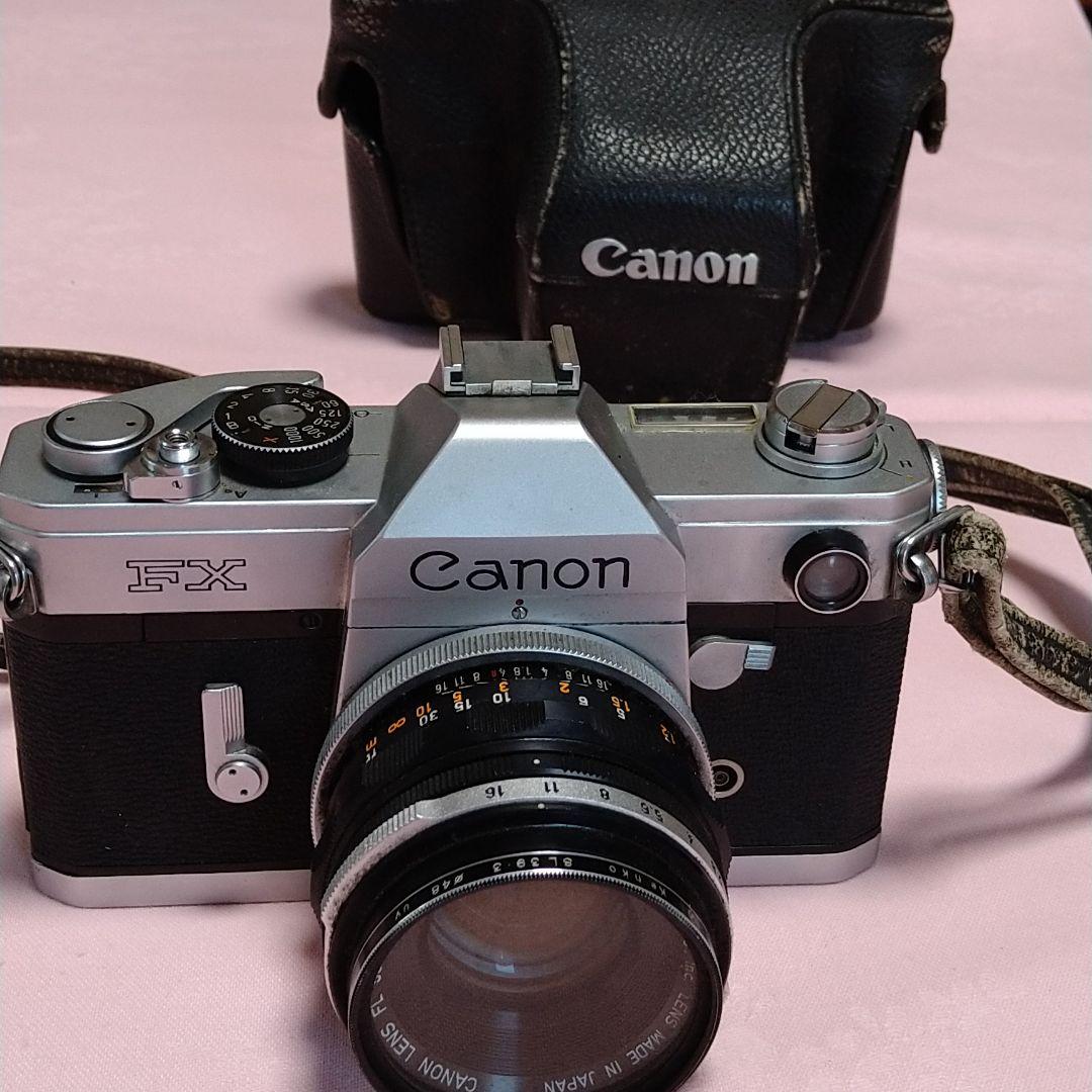 昭和Canonカメラ本皮ケース付き