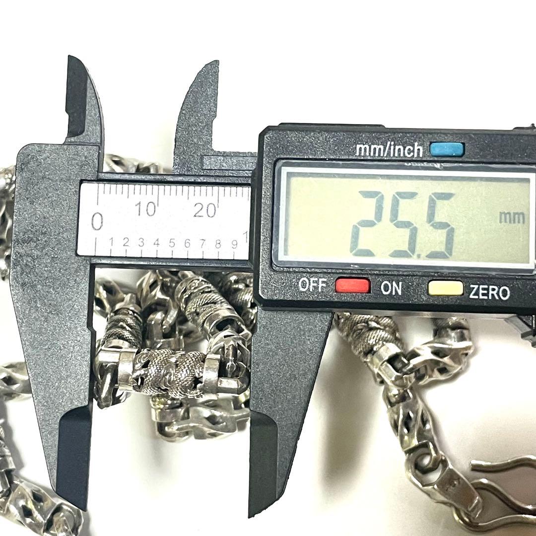 【DRAGON CHAIN】ドラゴンチェーンシルバーネックレス58cm