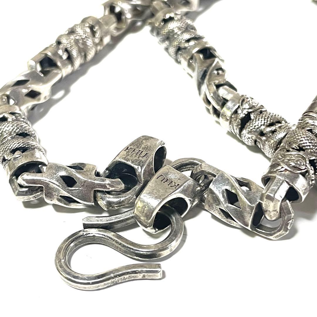 【DRAGON CHAIN】ドラゴンチェーンシルバーネックレス58cm