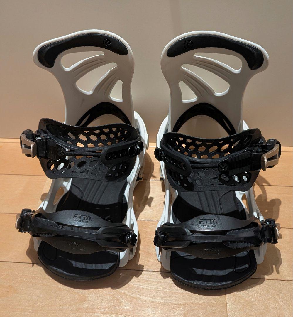 FLUX スノーボード ビンディング ホワイト/ブラック