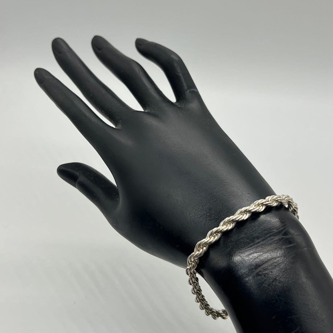 ティファニー TIFFANY ツイストロープ チェーンブレスレット SV925