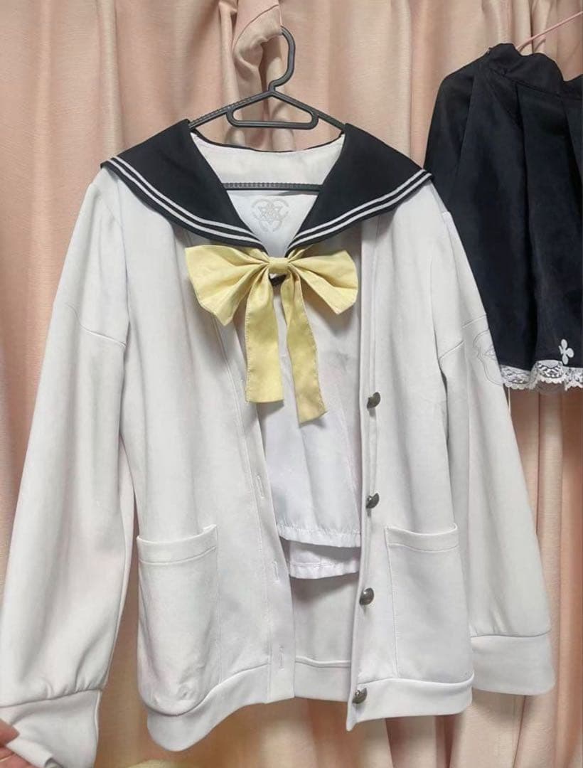 和狐  ヒフミ ブルーアーカイブ ウィッグ、服、ヘイロー