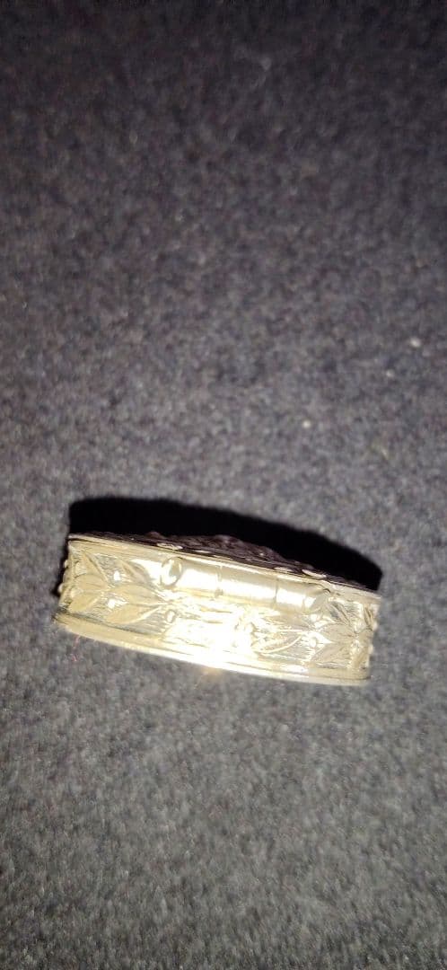 アンティーク　フレンチ　シルバー　ピルケース