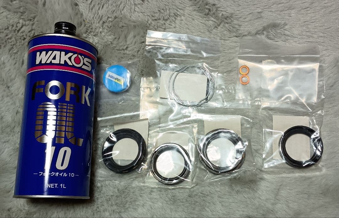 バリオス2　フロントフォークオーバーホールキット、トップキャップボルトOリング