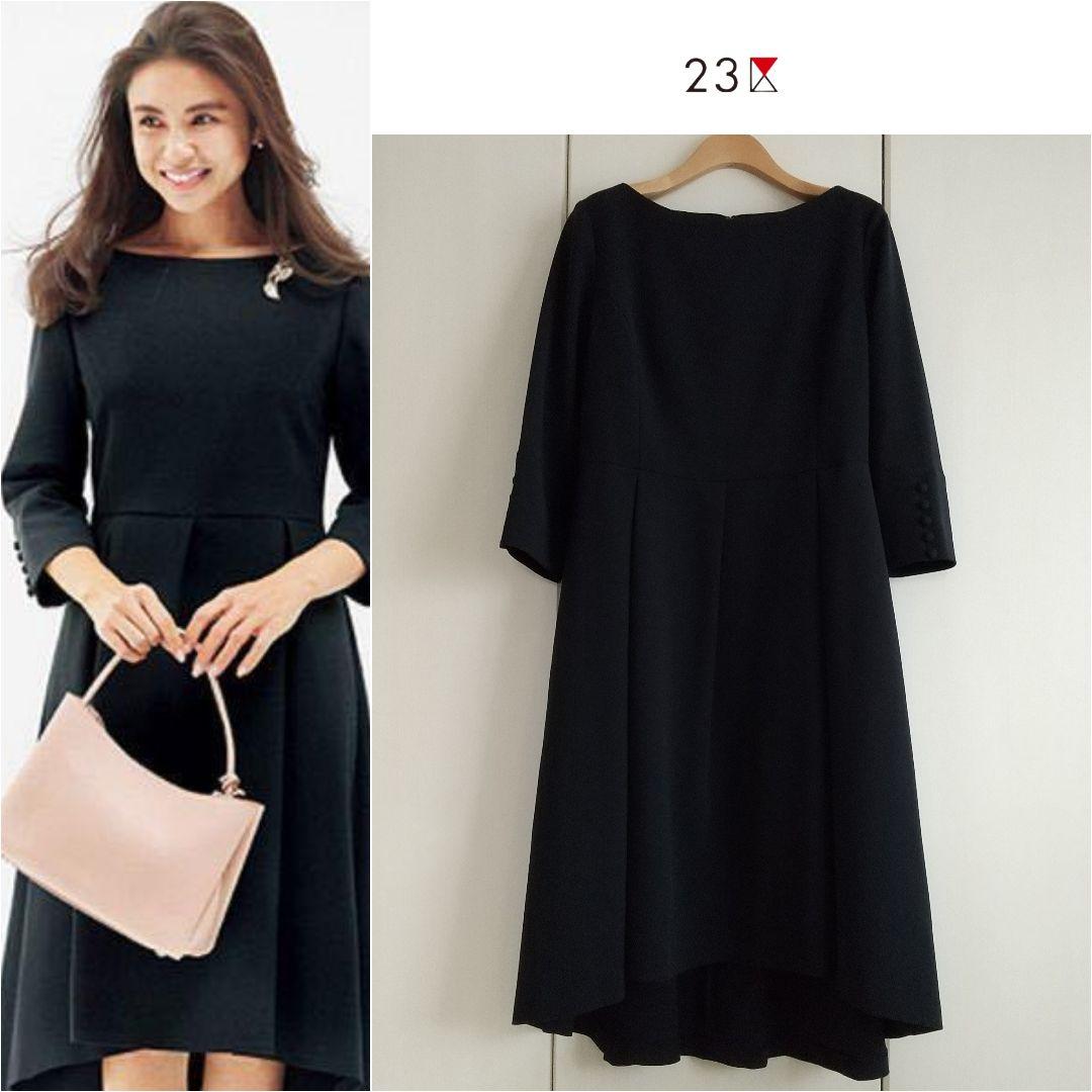 滝沢眞規子さん着用／VERY掲載／23区 ダブルクロス ワンピース 40