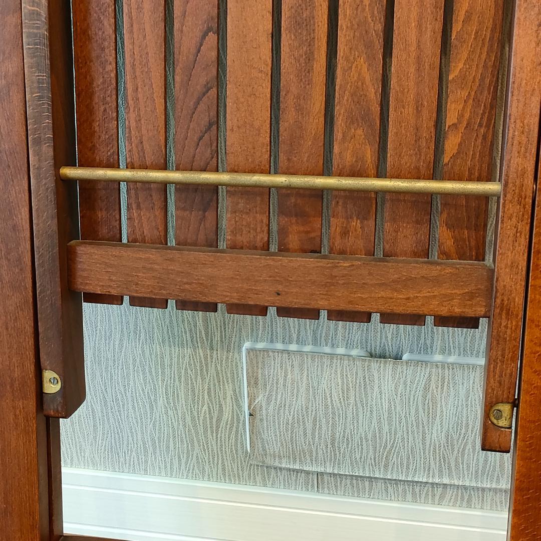 ヴィンテージ　木製　真鍮金具　フォールディングチェア　折りたたみ椅子