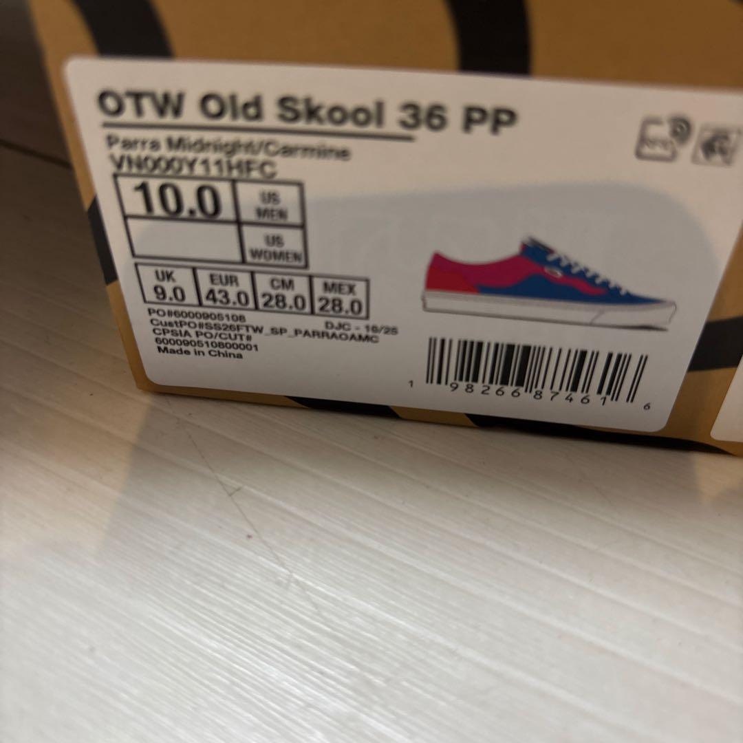 parra vans 28センチ