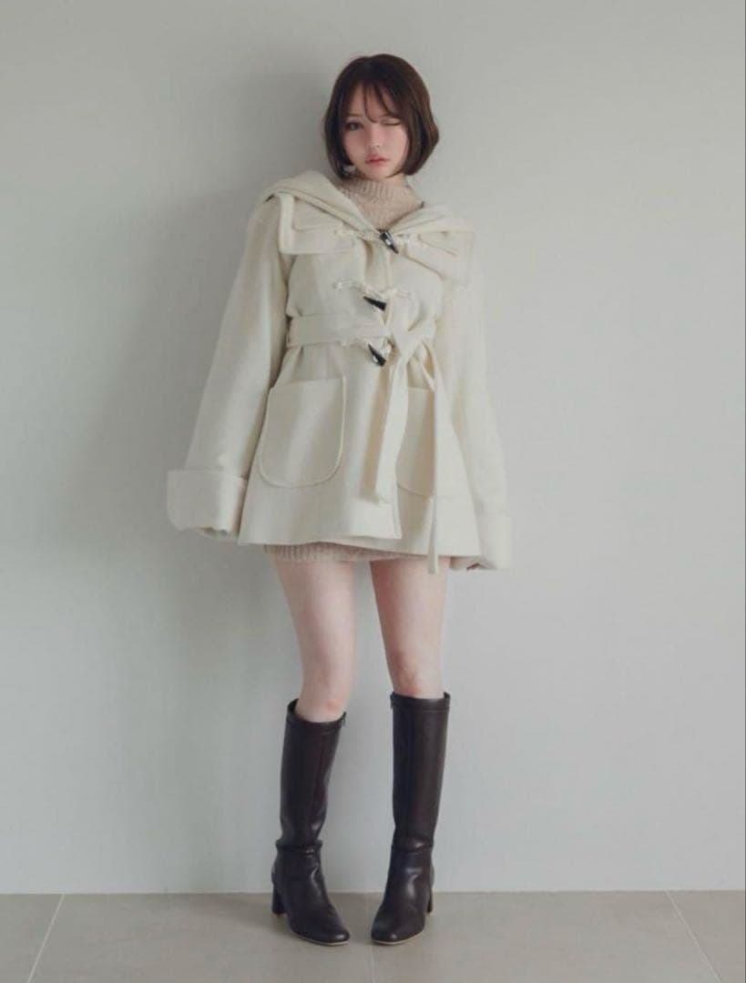 ジャケット・アウター andmary Ange short coat Ivory
