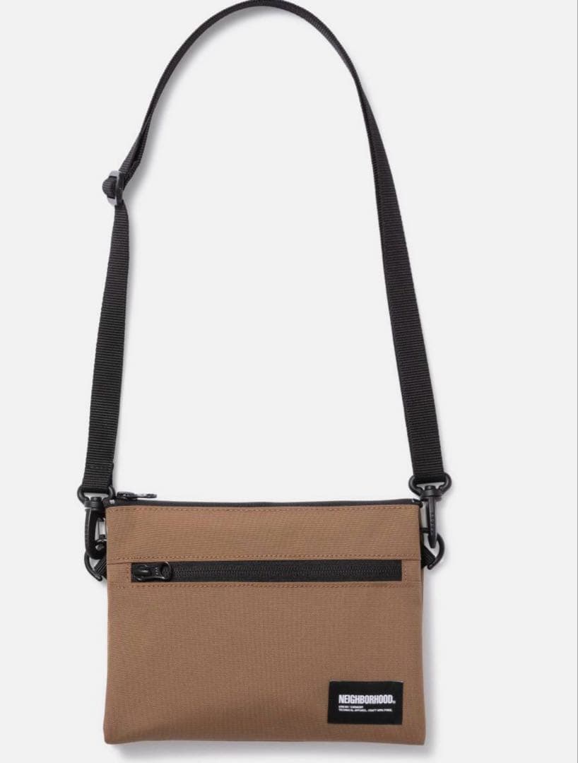 MINI RECTANGLE BAG　ブラウン　neighborhood