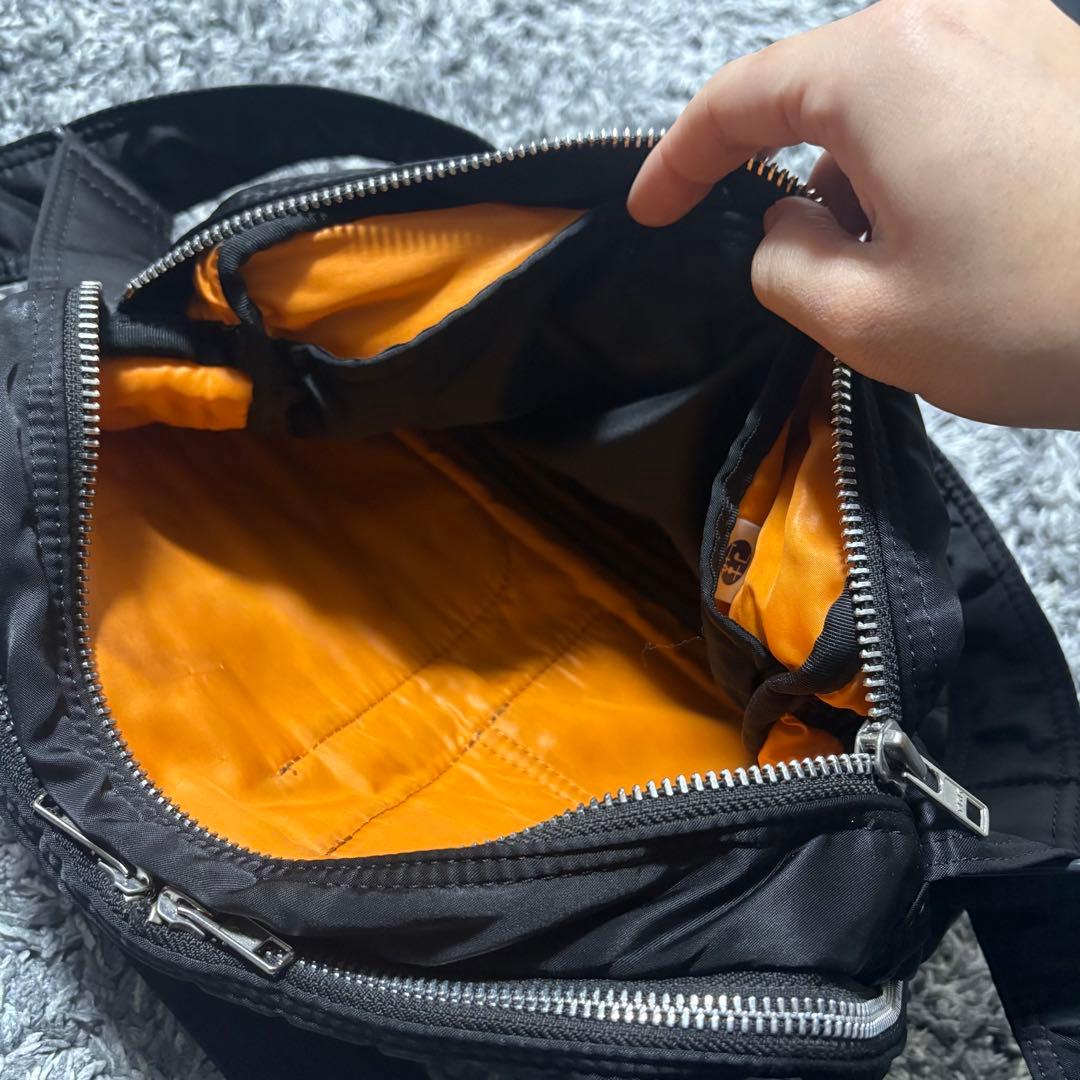 希少 廃盤 ポーター タンカー 2層式 ショルダーバッグ L 黒