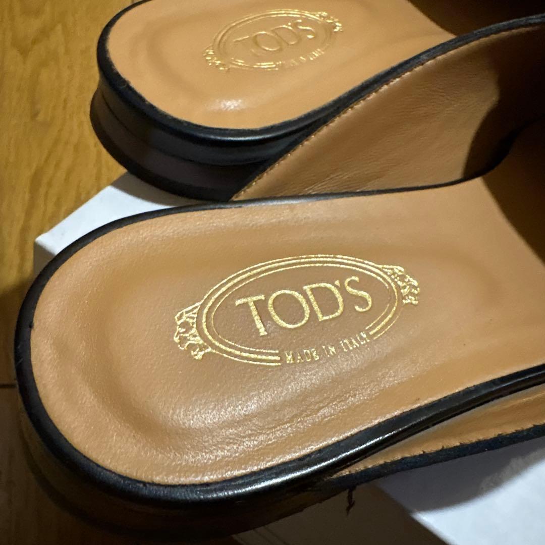【TOD'S】レザーサンダル　ミュール【美品】