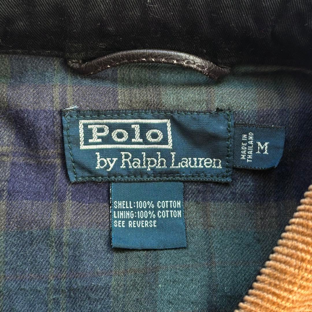 90's Polo by Ralph Lauren スイングトップ 襟コーズ 黒