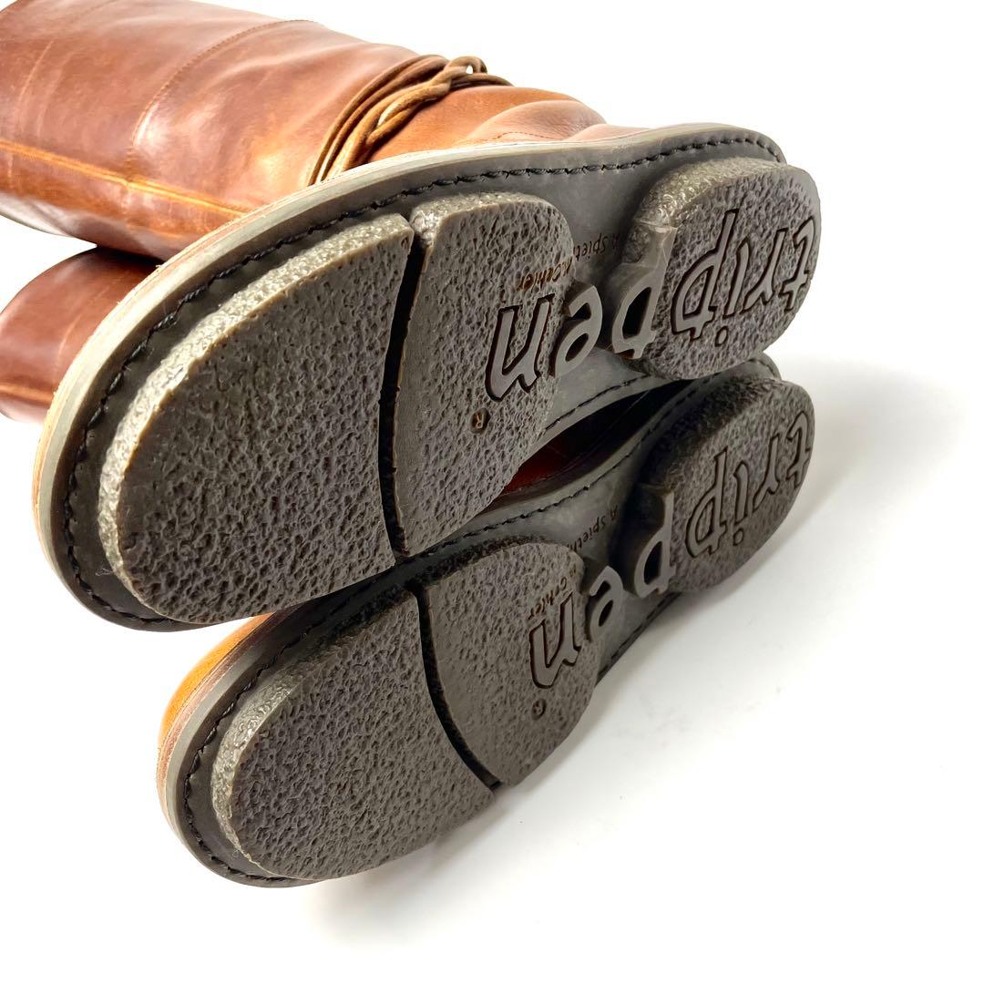 trippen トリッペン 39メキシコ ロングブーツ 革紐 訳あり 美品