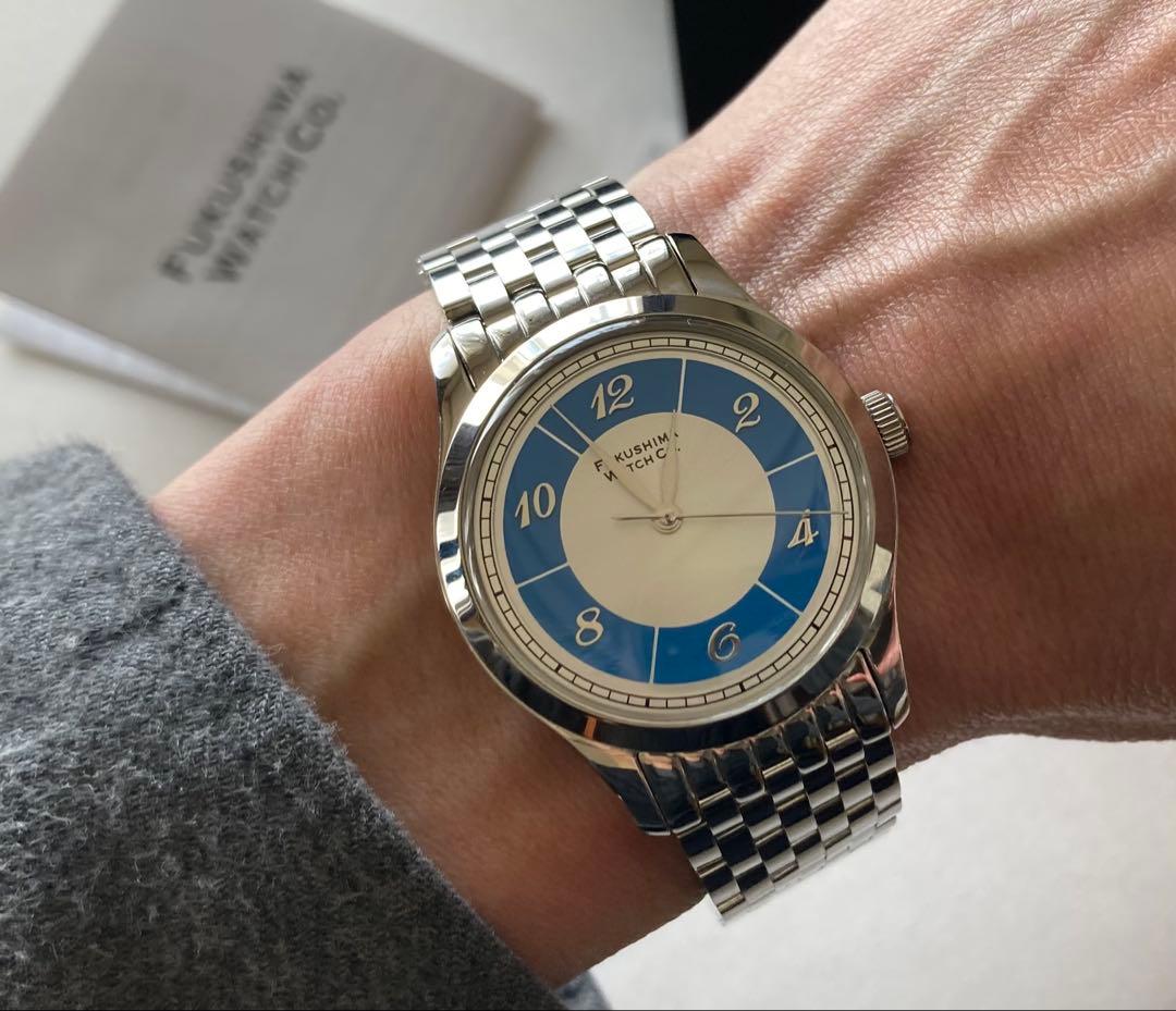 フクシマ・ウォッチ FUKUSHIMA WATCH Co.Marine Blue