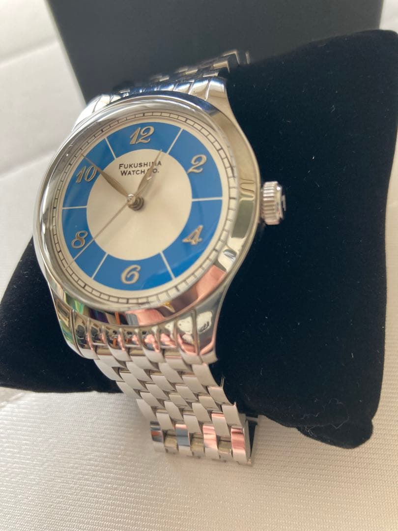 フクシマ・ウォッチ FUKUSHIMA WATCH Co.Marine Blue