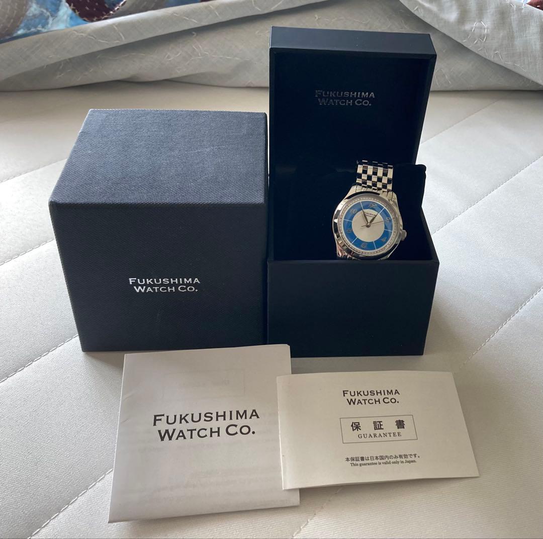 フクシマ・ウォッチ FUKUSHIMA WATCH Co.Marine Blue