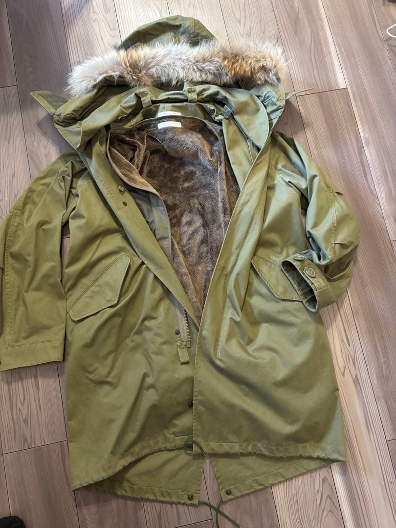 ＪＯＵＲＮＡＬ　ＳＴＡＮＤＡＲＤモッズコート ファー付き