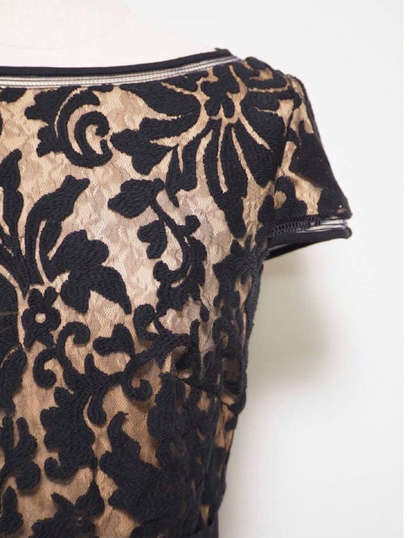 TADASHI SHOJI パーティードレス サイズ4 黒 レース