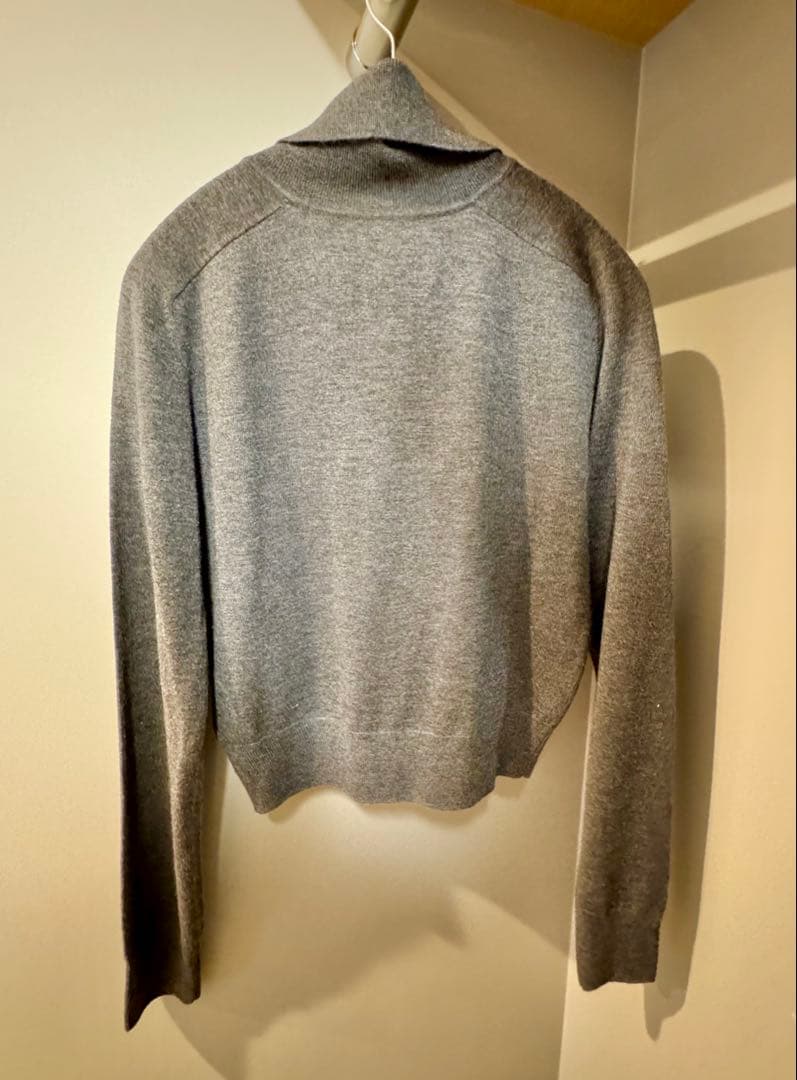 p TODAYFUL Front Botton Knit チャコールグレー