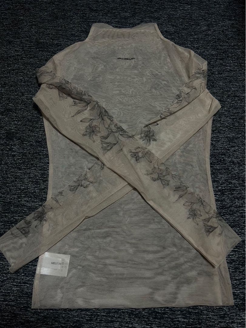 トップス Melt the lady lily tattoo tops black