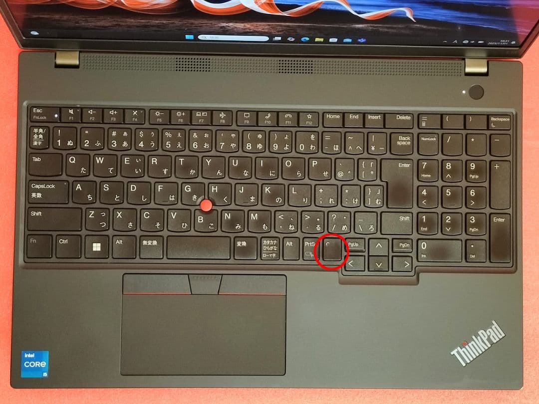 Windowsノート本体 A02 Lenovo ThinkPad Corei5-1235U win11