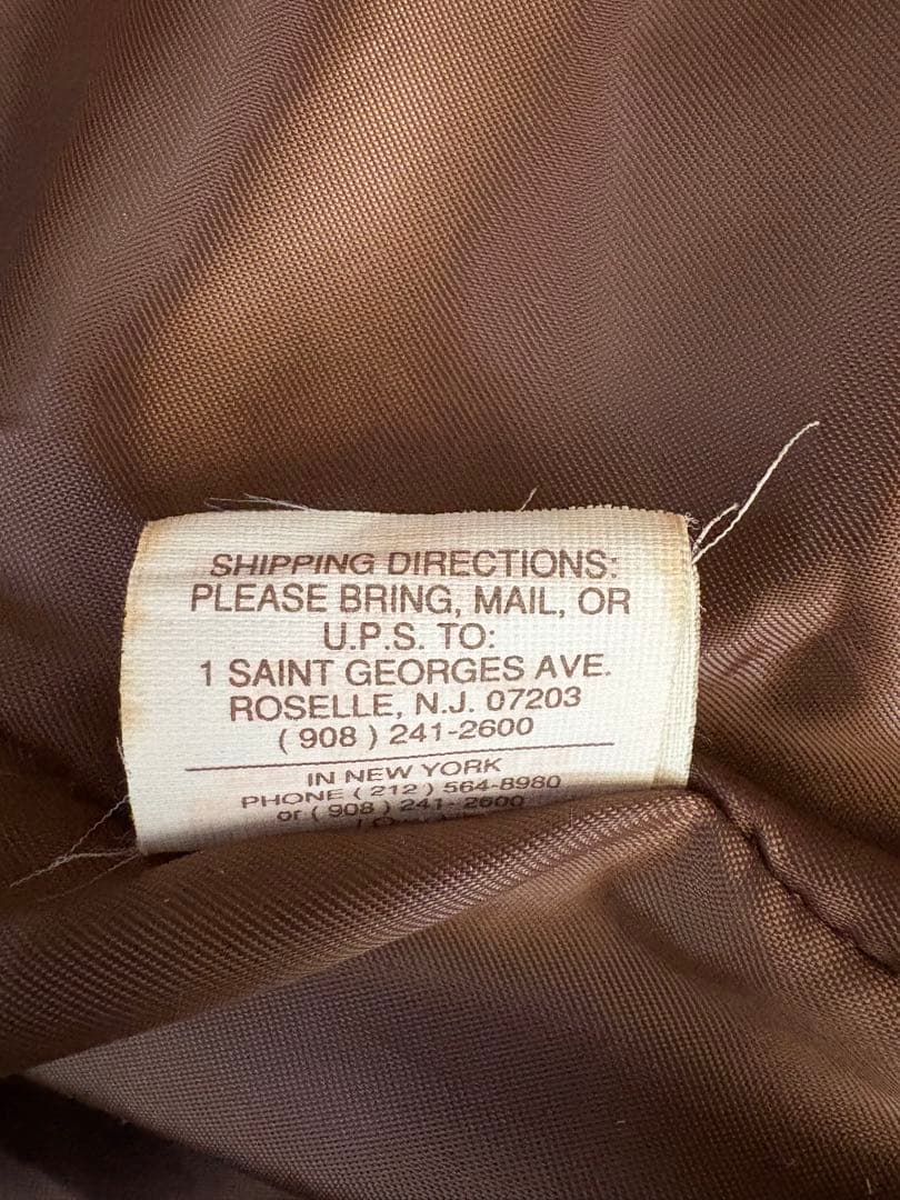 hiro　希少 80s Schott スエード ボンバージャケット 42