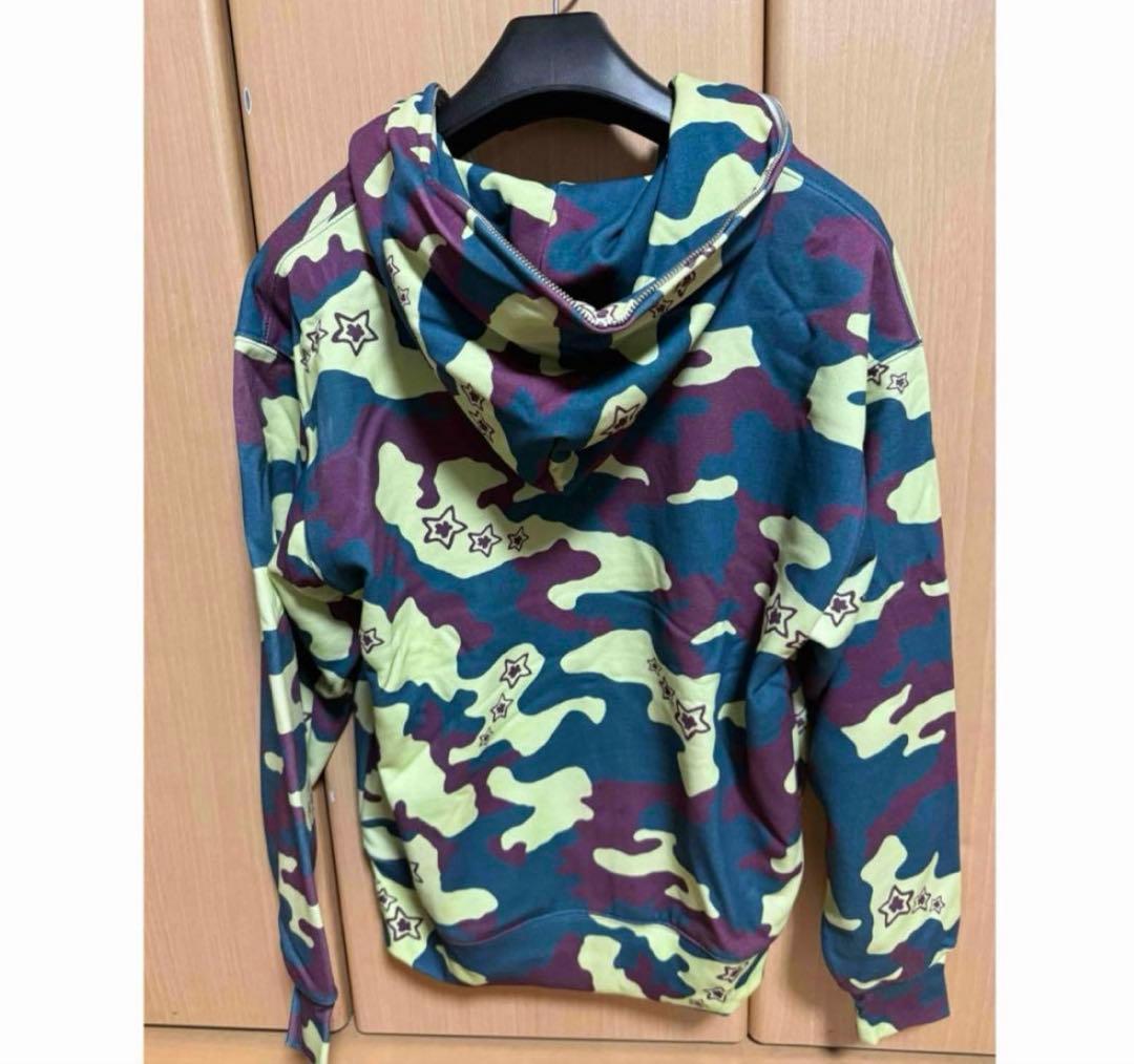 starteamパーカー　迷彩 フルジップ ダブルジップ