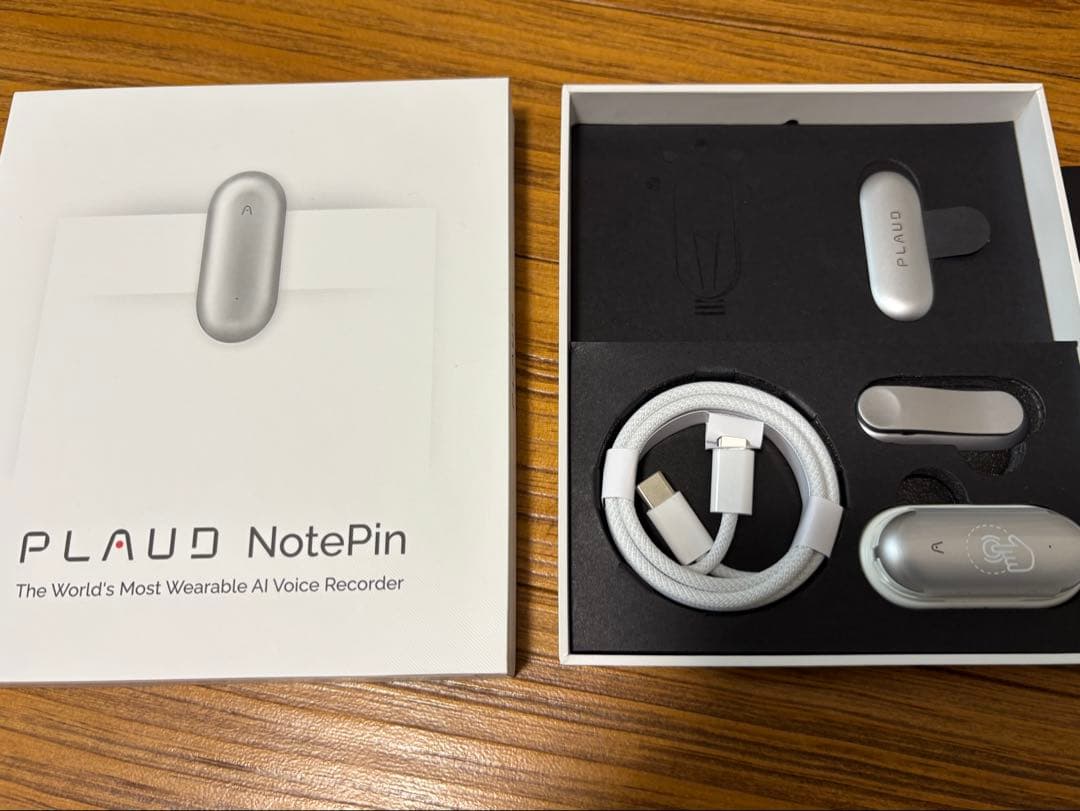 PLAUD NotePin ウェアラブルボイスレコーダー