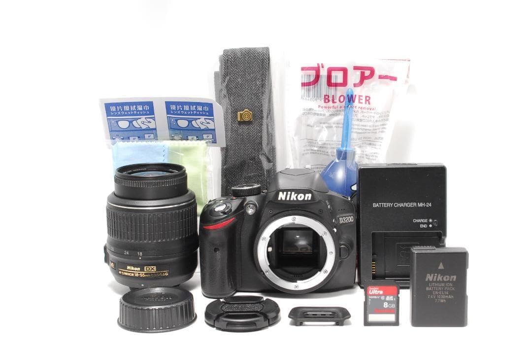 【使用感少　美品】Nikon D3200　スマホ転送　フルHD動画対応