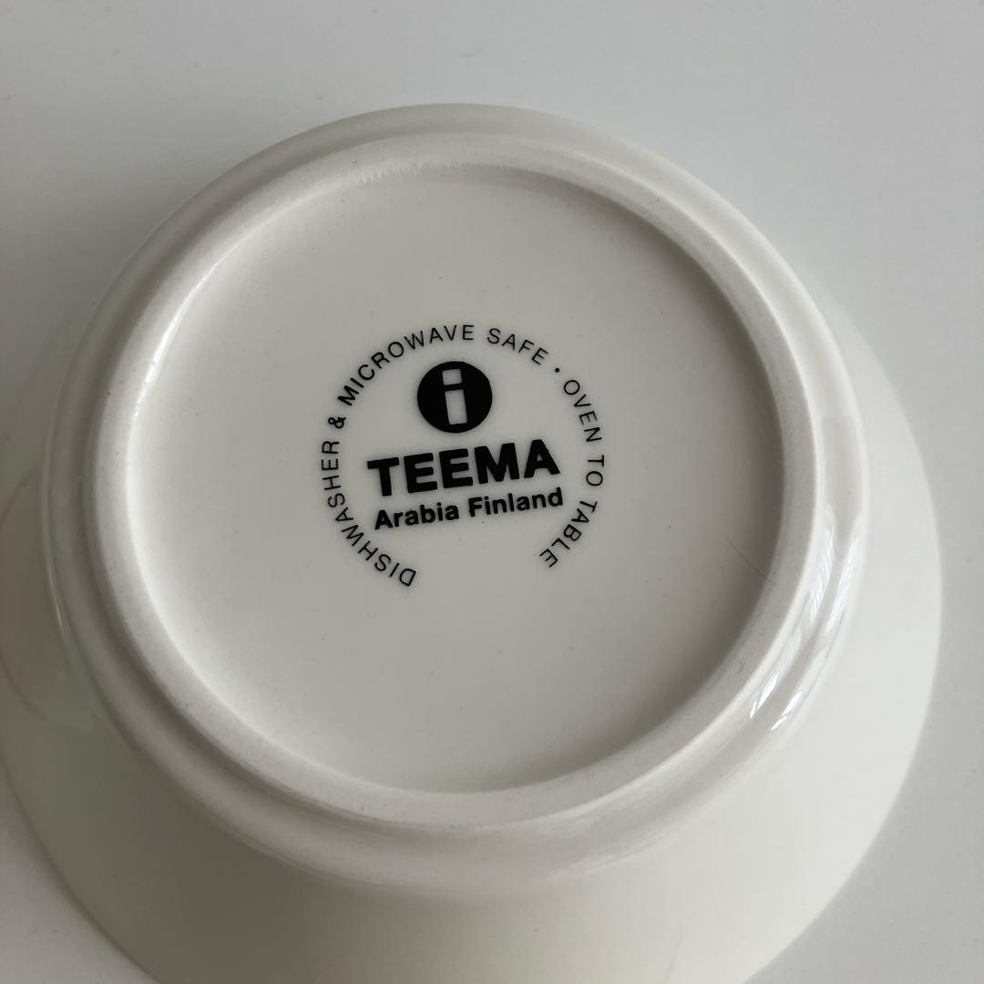 イッタラ　アラビア　ダブルネーム　ティーマ15cmボウル　ホワイト４枚