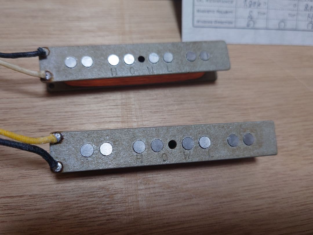 HOWL Jazz Bass ピックアップ セット