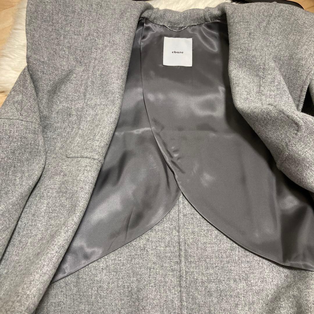 未使用★ebure★エブール　ウールダッフルコート　サイズ36