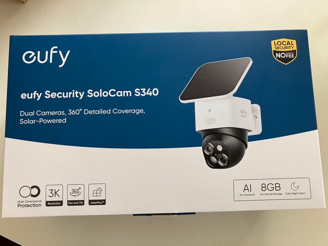 防犯カメラ Anker eufy Security SoloCam S340