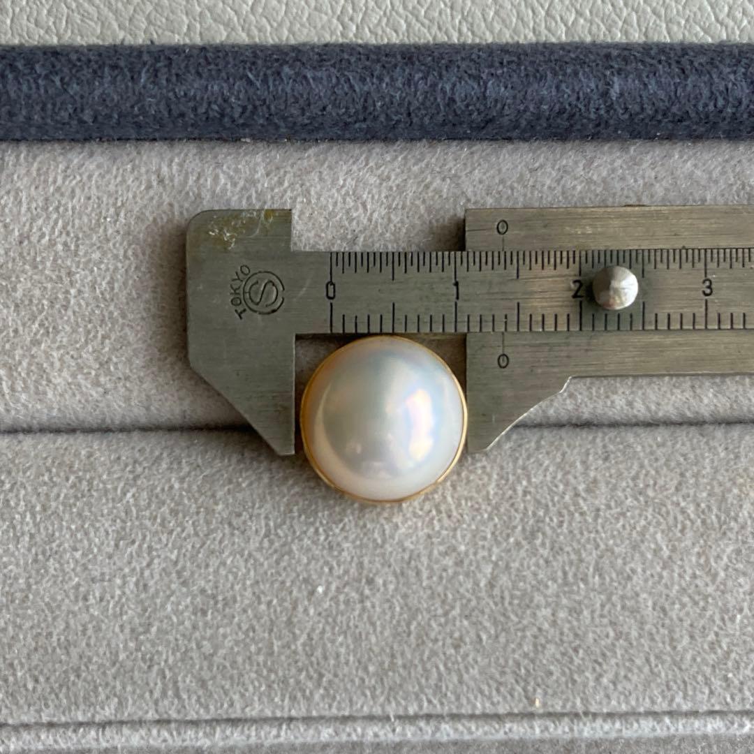 K18マベパールピアス/片耳用/ジュエリー