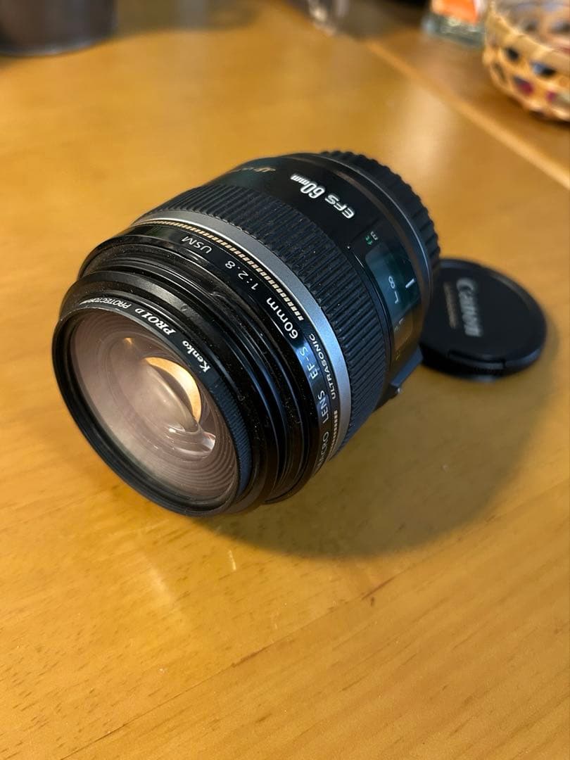 Canon EF-S 60mm F2.8 macro フィルター固着あり