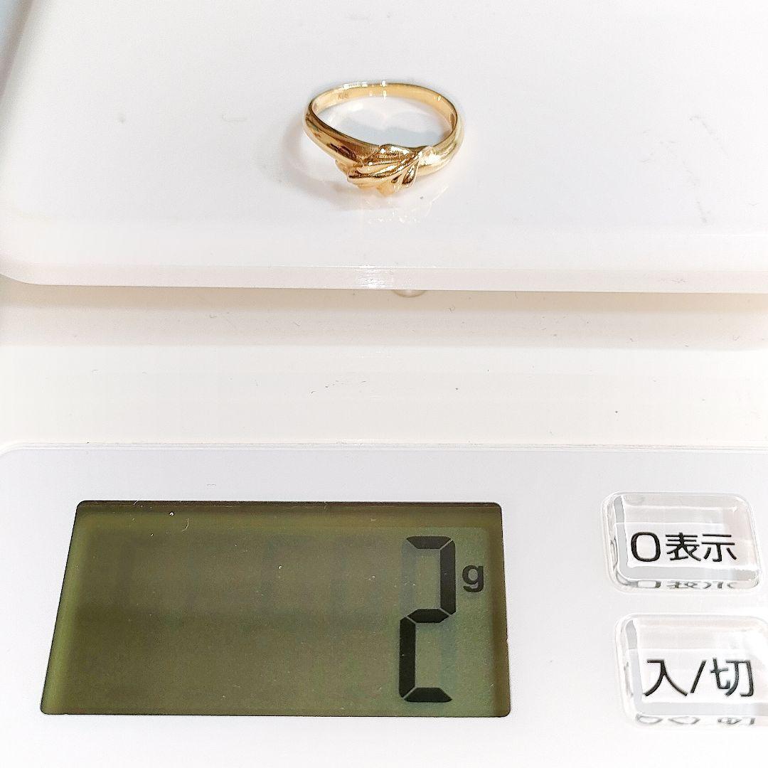K18 リーフリング 指輪