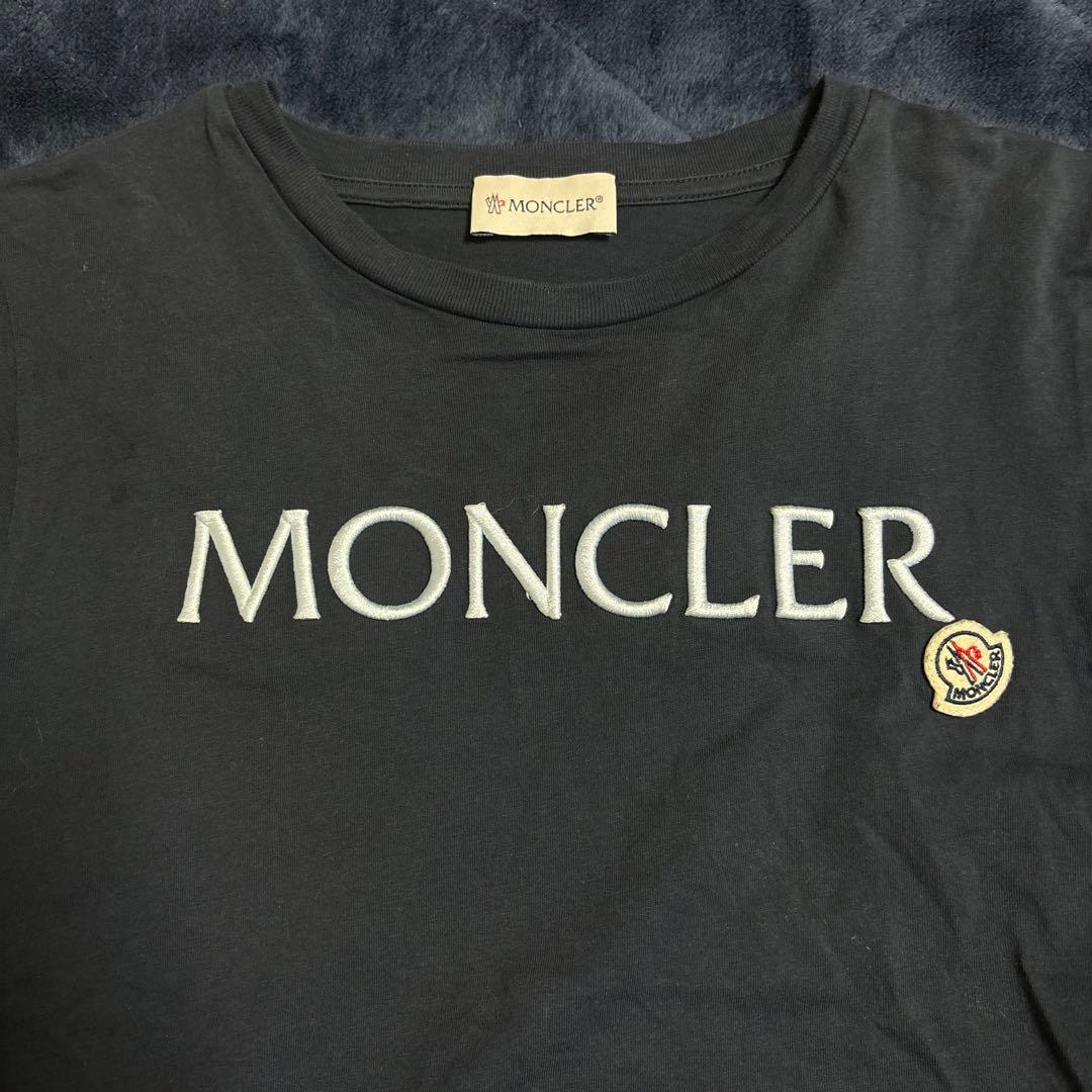 MONCLER ロゴ Tシャツ ネイビー