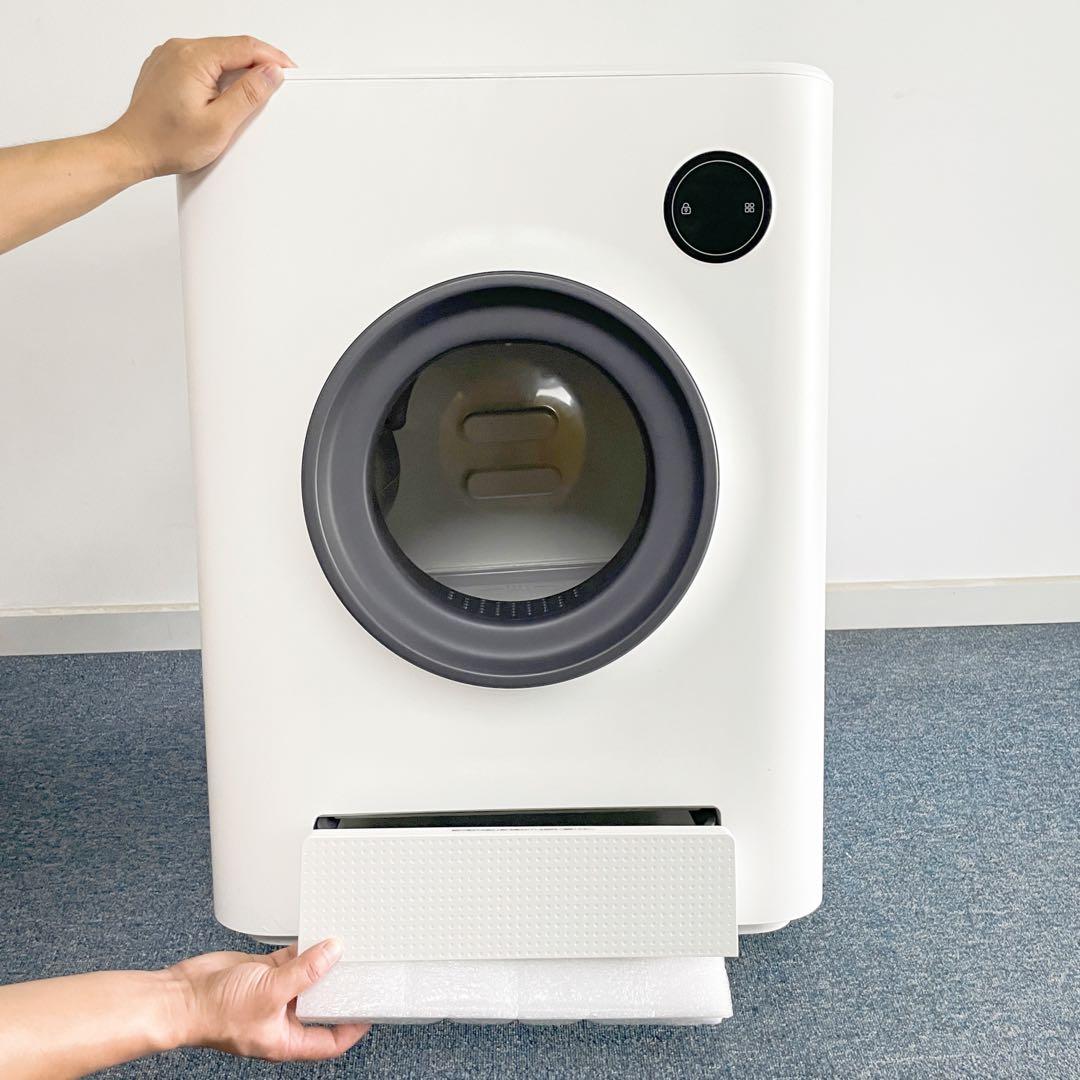 猫自動トイレ　猫トイレ　ネコトイレ　脱臭　オゾン消臭　スマホ接続可