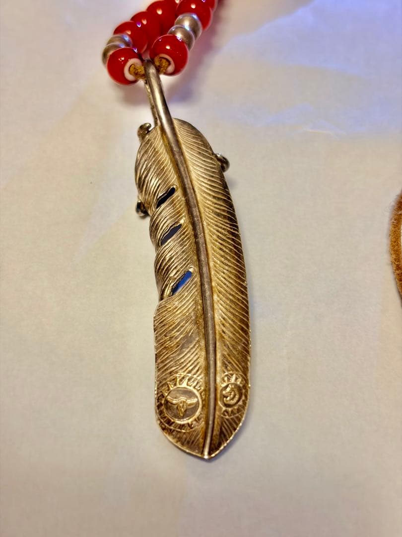 タディ&キング TADY&KING 特大フェザーネックレス ホワイトハーツセット