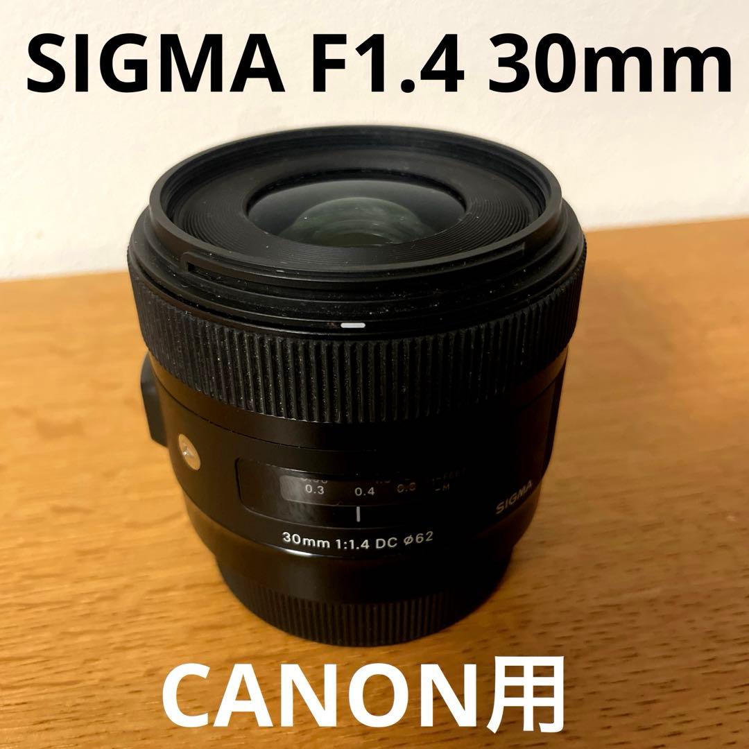 SIGMA F1.4 30mm DC 作例あり 動作確認済み EF-Sマウント用