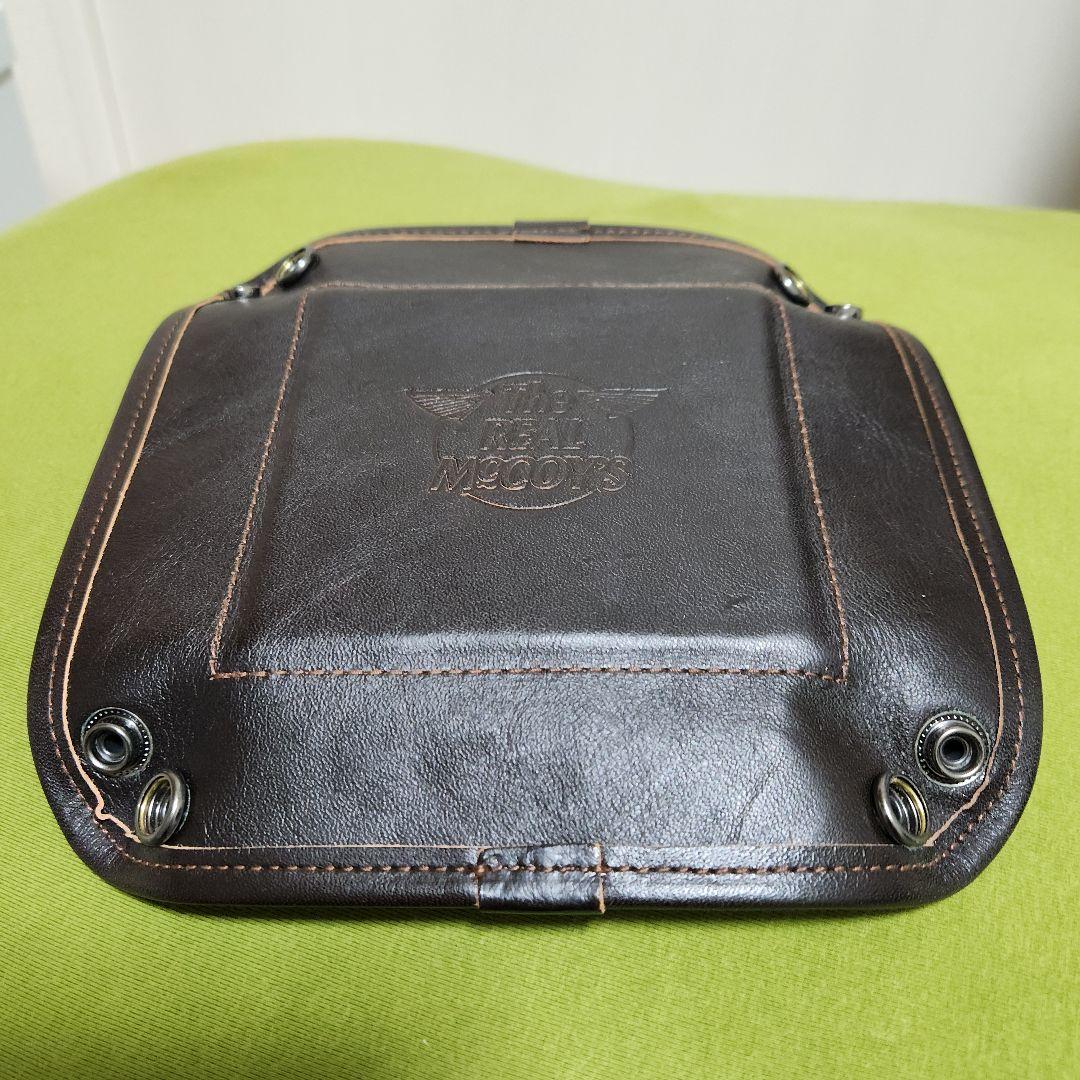 【美品】ザ・リアルマッコイズ ホースハイドトレイ