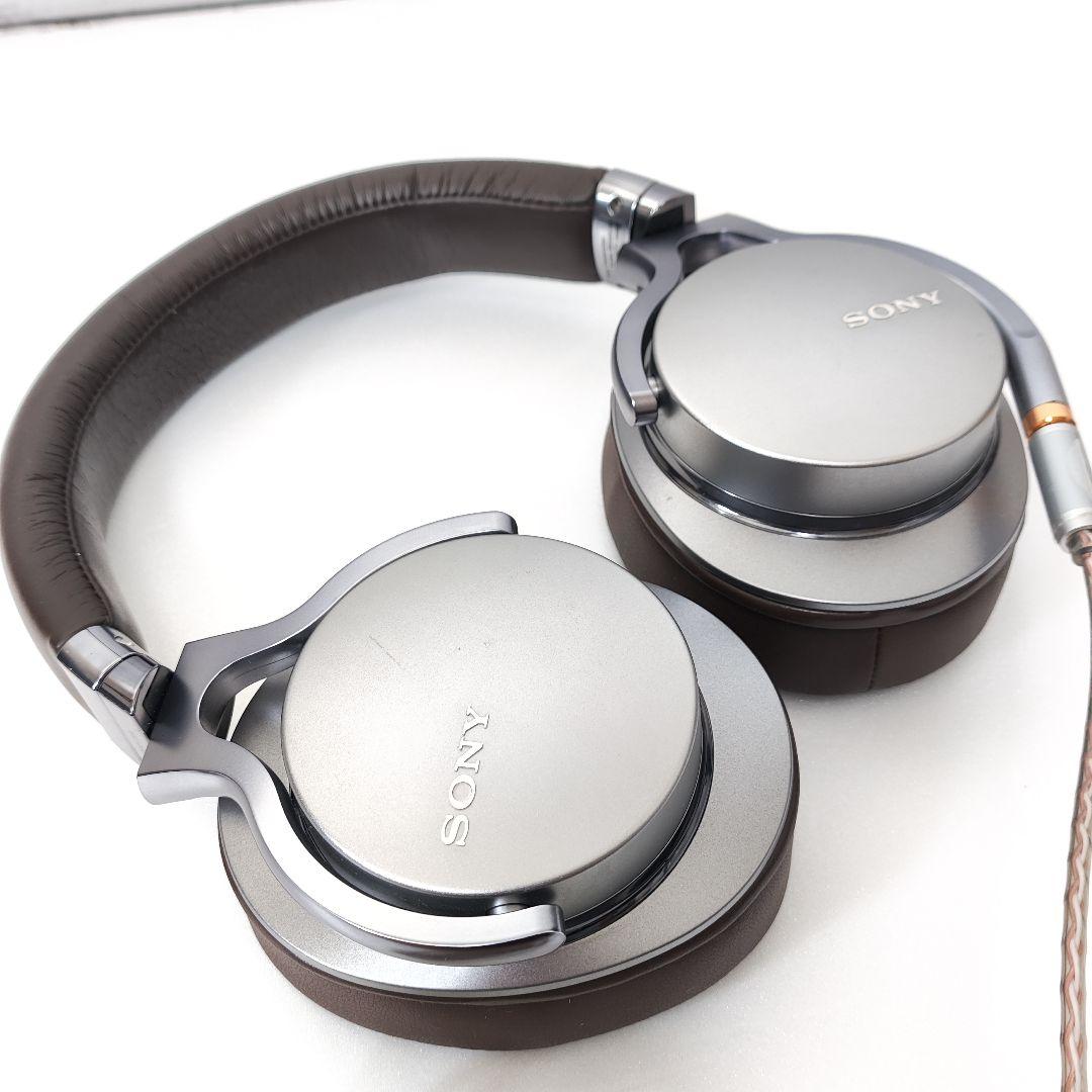 SONY MDR-1A 有線ヘッドホン シルバー