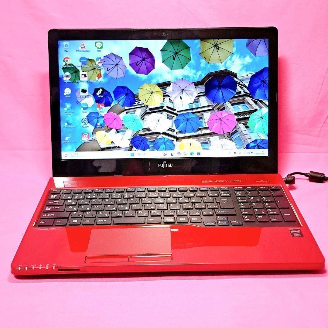 G69 設定済すぐ使える i3/1TB 富士通ノートパソコン Windows11