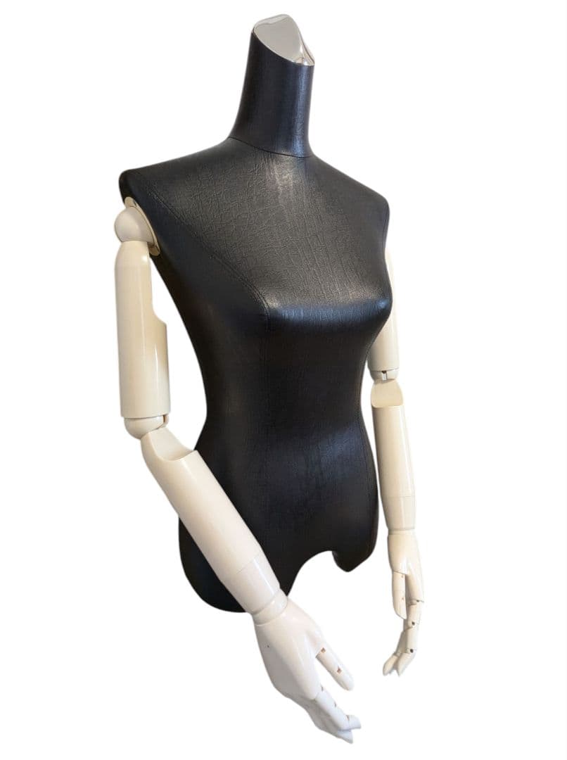 希少　トルソー　レディース　腕付き　 黒　ブラック　マネキン